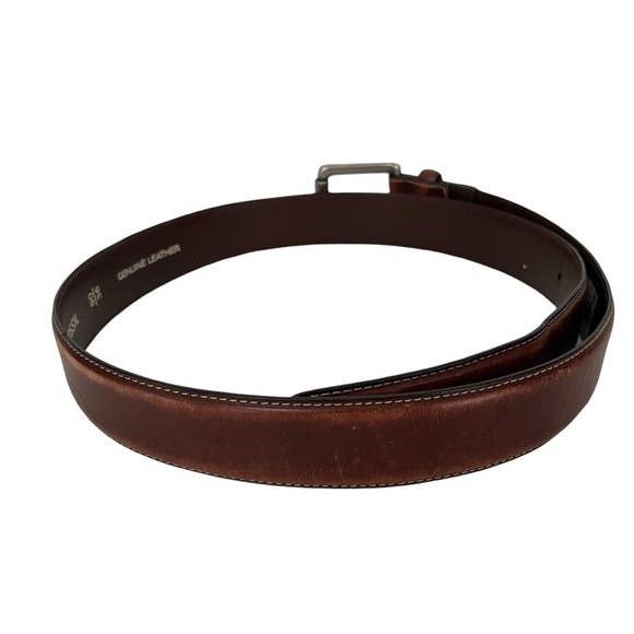 FOSSIL Brown Genuine Leather Belt Men's Size 90/36 MB350720136 Outdoors Work - Picture 3 of 12